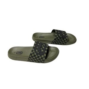 Ecko Unltd Slip On Slides Mens Size 12 Embossed Casual Comfort OG Sandals